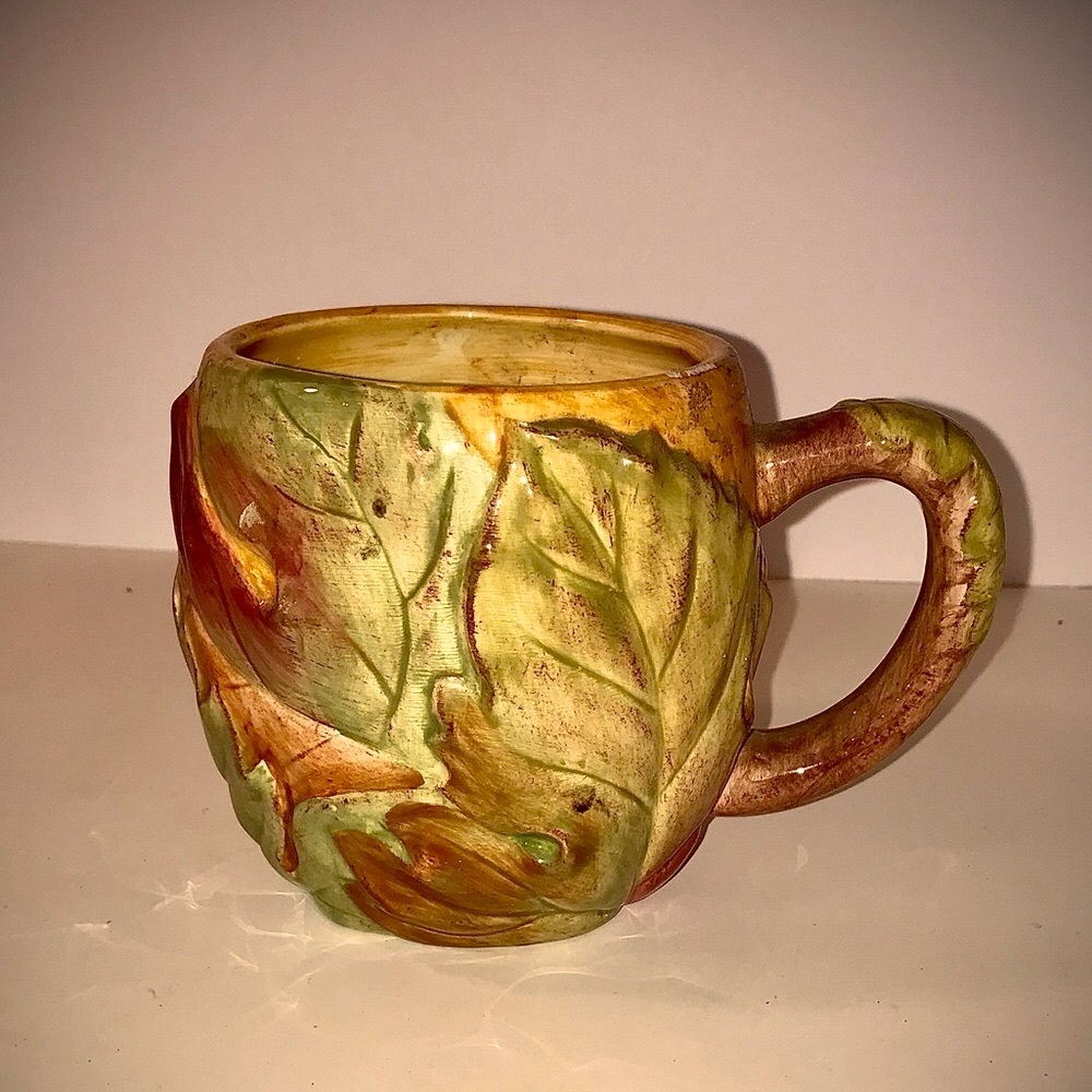 Beautiful Gibson Everyday Fall Autumn Leaves 20 Oz Coffee Cup Mug